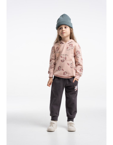 EBITA FASHION Παιδικό Σετ Φόρμα 3τμχ Σομόν