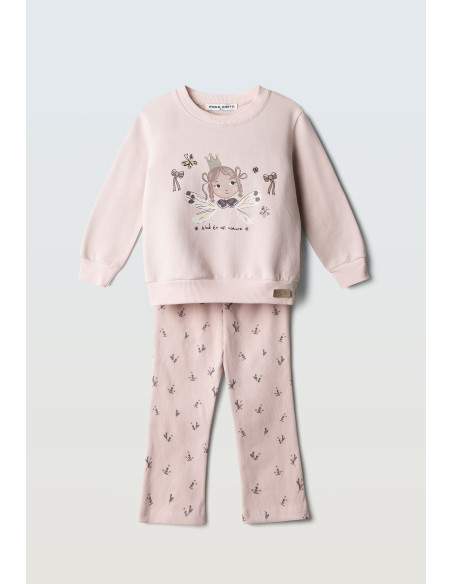 EBITA FASHION Παιδικό Σετ Κολάν 2τμχ Ροζ