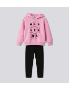 NEK KIDSWEAR Παιδικό Σετ Κολάν 2τμχ Ροζ