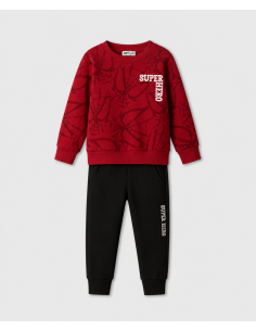 NEK KIDSWEAR Παιδικό Σετ Φόρμα 2τμχ Κόκκινο