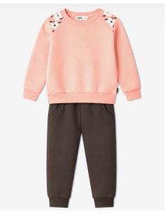 NEK KIDSWEAR Παιδικό Σετ Φόρμα 2τμχ  Ροζ