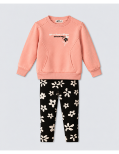 NEK KIDSWEAR Παιδικό Σετ Φόρμα 2τμχ  Ροζ
