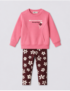 NEK KIDSWEAR Παιδικό Σετ Φόρμα 2τμχ Φούξια
