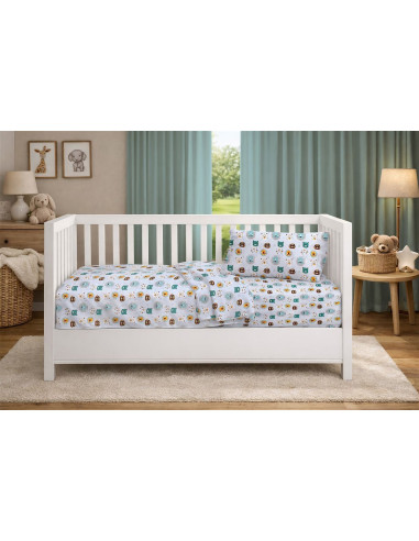 DIM Σετ Σεντόνια Big Cats 28 120X160 Light Aqua