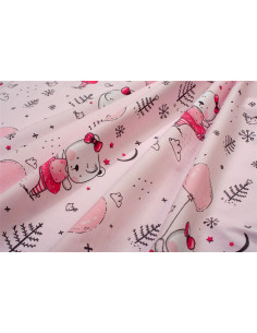 DIM Σετ Σεντόνια Ballerina Bear 598 120X160 Pink 2