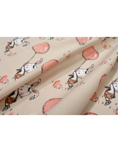 DIM Σετ Σεντόνια Floating Bunny 714 120X160 Beige 2