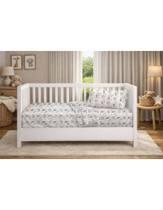 DIM Σετ Σεντόνια Floating Bunny 715 120X160 Grey