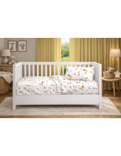 DIM Σετ Σεντόνια Giraffe 599 120X160 White-Orange