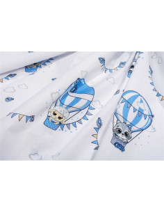 DIM Σετ Σεντόνια The Floating Zoo 596 120X160 White-Blue 2