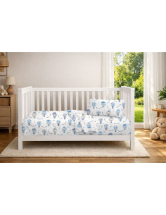 DIM Σετ Σεντόνια The Floating Zoo 596 120X160 White-Blue
