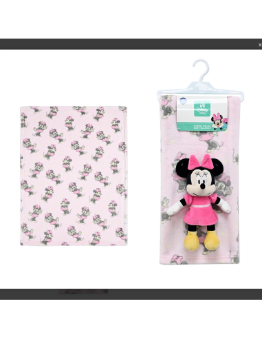 Dim Βρεφική Κουβέρτα Αγκαλιάς με Λούτρινο Minnie