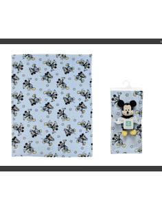 Dim Βρεφική Κουβέρτα Αγκαλιάς με Λούτρινο Mickey