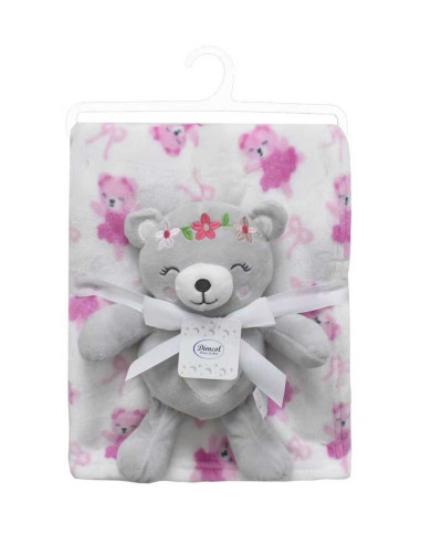 Dim Βρεφική Κουβέρτα Αγκαλιάς με Λούτρινο Teddy...