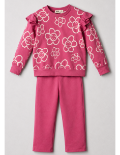 NEK KIDSWEAR Παιδικό Σετ Φόρμα 2τμχ Φούξια