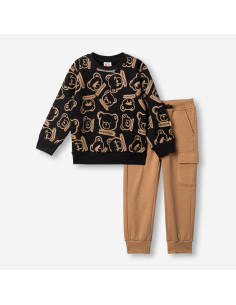 FUNKY FOR BABY Παιδικό Σετ Φόρμα 2τμχ Μαύρο