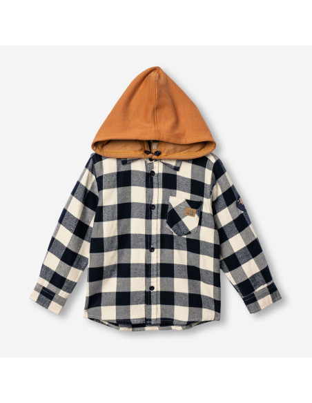 FUNKY FOR BABY Παιδικό Πουκάμισο Καρρώ Μπλε