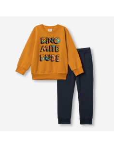 FUNKY FOR BABY Παιδικό Σετ Φόρμα 2τμχ Πορτοκαλί