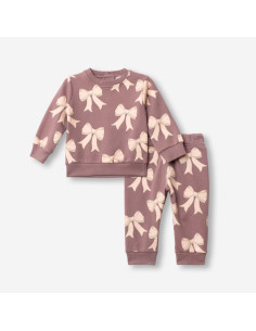 FUNKY FOR BABY Βρεφικό Σετ Φόρμα 2τμχ Σάπιο Μήλο