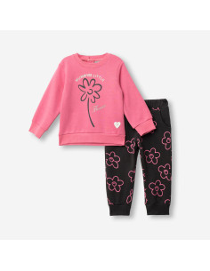 FUNKY FOR BABY Βρεφικό Σετ Φόρμα 2τμχ Φούξια