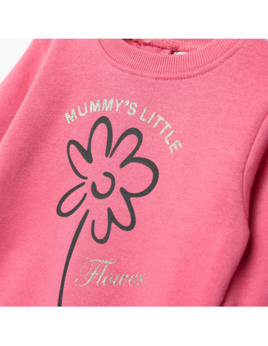 FUNKY FOR BABY Βρεφικό Σετ Φόρμα 2τμχ Φούξια
