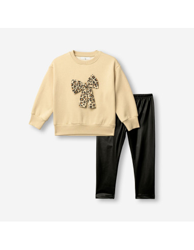 FUNKY FOR BABY Παιδικό Σετ Κολάν 2τμχ Μπεζ