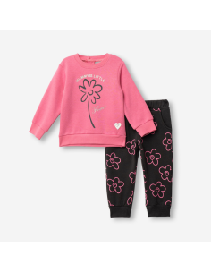 FUNKY FOR BABY Βρεφικό Σετ Φόρμα 2τμχ Φούξια
