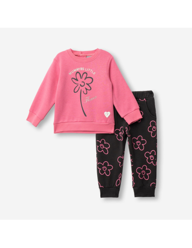FUNKY FOR BABY Βρεφικό Σετ Φόρμα 2τμχ Φούξια