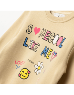 FUNKY FOR BABY Παιδικό Σετ Φόρμα 2τμχ Μπεζ 2