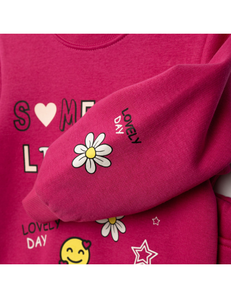 FUNKY FOR BABY Παιδικό Σετ Φόρμα 2τμχ Φούξια