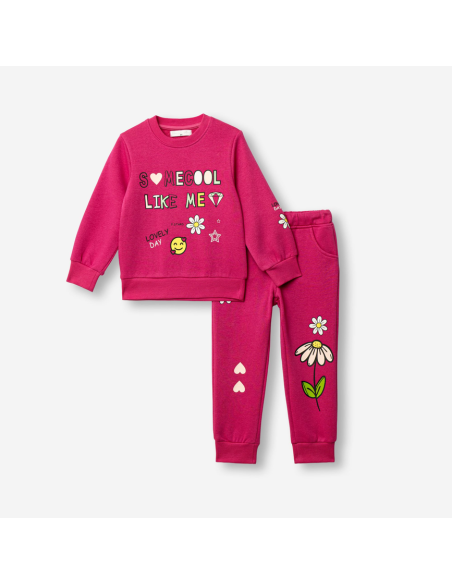FUNKY FOR BABY Παιδικό Σετ Φόρμα 2τμχ Φούξια