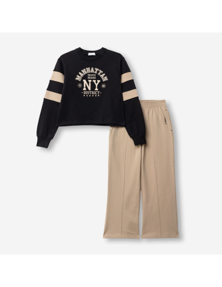 FUNKY FOR BABY Παιδικό Σετ Παντελόνα 2τμχ Μαύρο