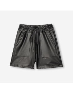 FUNKY FOR BABY Παιδικό Σορτς Δερματίνη Μαύρο