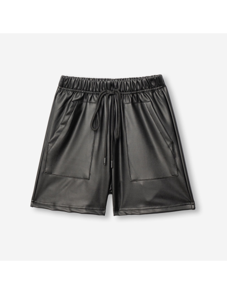 FUNKY FOR BABY Παιδικό Σορτς Δερματίνη Μαύρο