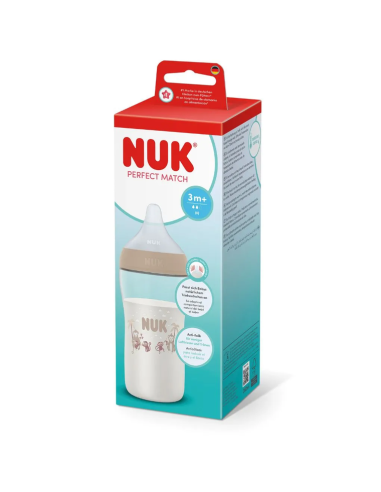 Nuk Πλαστικό Μπιμπερό Perfect Match Κατά των...