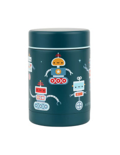 A Little Lovely Company Θερμός Φαγητού 300ml Robots