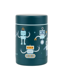 A Little Lovely Company Θερμός Φαγητού 300ml Robots 2