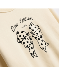 FUNKY FOR BABY Παιδική Μπλούζα Φούτερ Cream 2