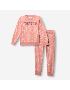 FUNKY FOR BABY Παιδικό Σετ Φόρμα 2τμχ Ροζ