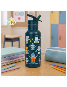 A Little Lovely Company Παγούρι Θερμό 500ml Robots 2
