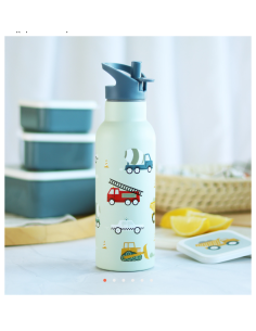 A Little Lovely Company Παγούρι Θερμό 500ml Vehicles 2