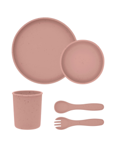 KIKKA BOO Σετ Φαγητού Σιλικόνη Blush 5τμχ 2
