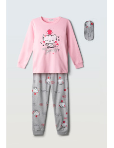 EBITA FASHION Παιδικό Σετ Πυτζάμα 2τμχ Ροζ