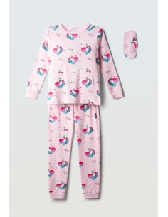 EBITA FASHION Παιδικό Σετ Πυτζάμα 2τμχ Ροζ