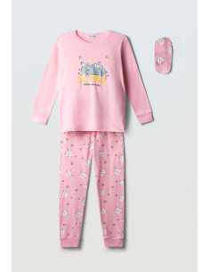 EBITA FASHION Παιδικό Σετ Πυτζάμα 2τμχ Ροζ