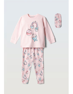 EBITA FASHION Παιδικό Σετ Πυτζάμα 2τμχ Ροζ