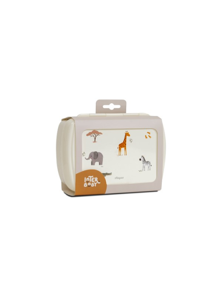 INTERBABY Lunch Box Με Αφαιρούμενο Διαχωριστικό Savana Beige