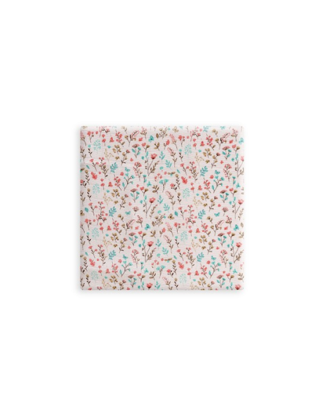 INTERBABY Πάνες Αγκαλιάς 80x80 Σετ 3 τμχ Flores Petalos Pink