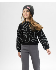 NEK KIDSWEAR Παιδικό Σετ Φόρμα 2τμχ Μαύρο 2
