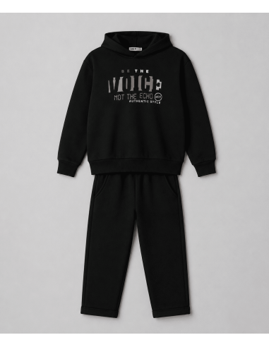 NEK KIDSWEAR Παιδικό Σετ Φόρμα 2τμχ Μαύρο