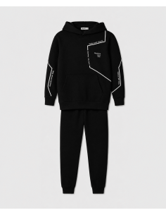 NEK KIDSWEAR Παιδικό Σετ Φόρμα 2τμχ Μαύρο